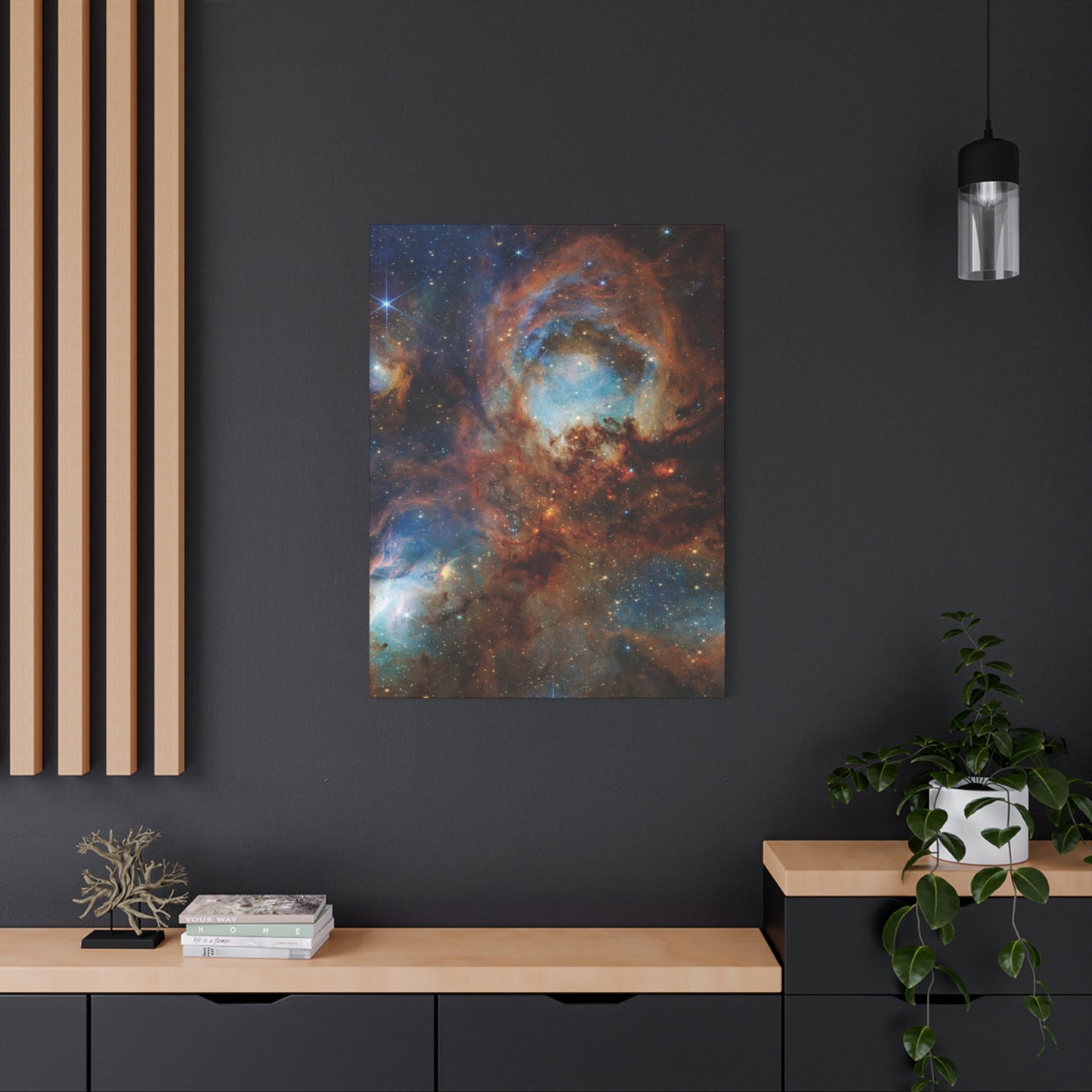 Cat’s Paw Nebula – NASA JWST Image | Space Series Canvas Wall Art