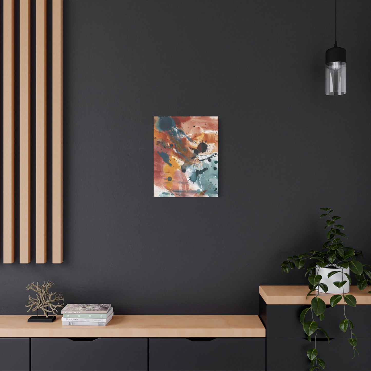 "Copper Dreams" - Premium Canvas Wall Art | Modern Abstract Gallery Print