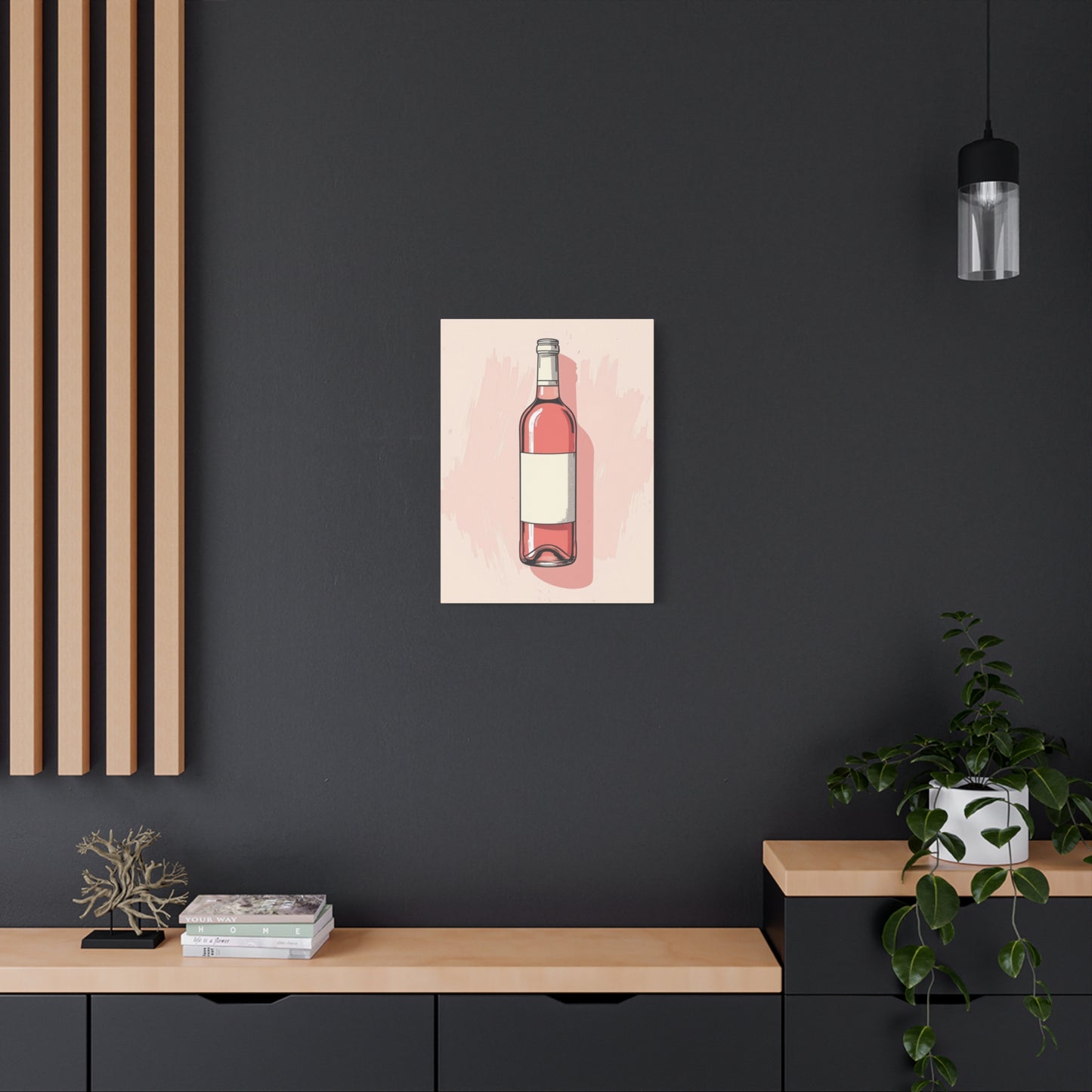 "Blush Hour" - Premium Canvas Wall Art | Essence Collection