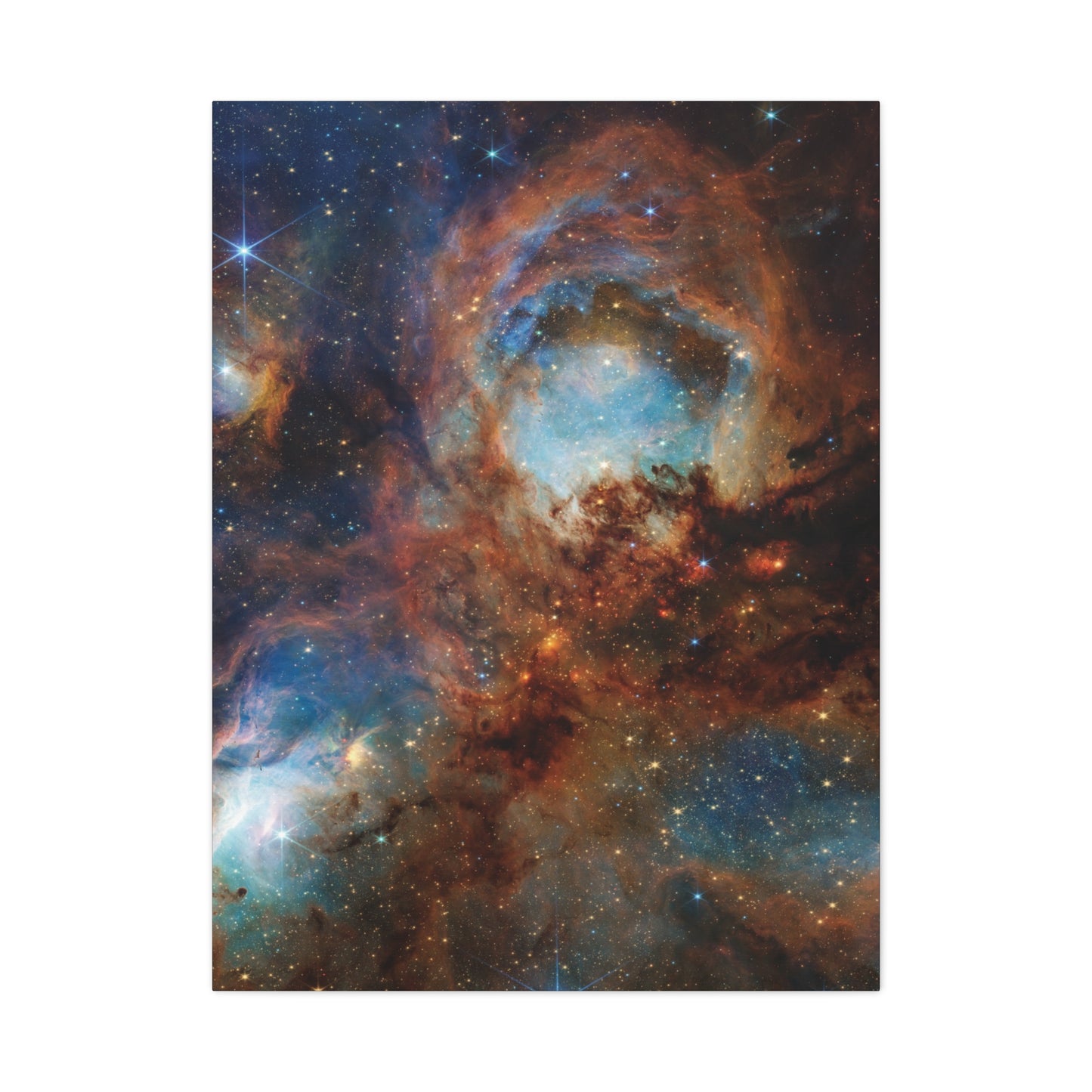 Cat’s Paw Nebula – NASA JWST Image | Space Series Canvas Wall Art
