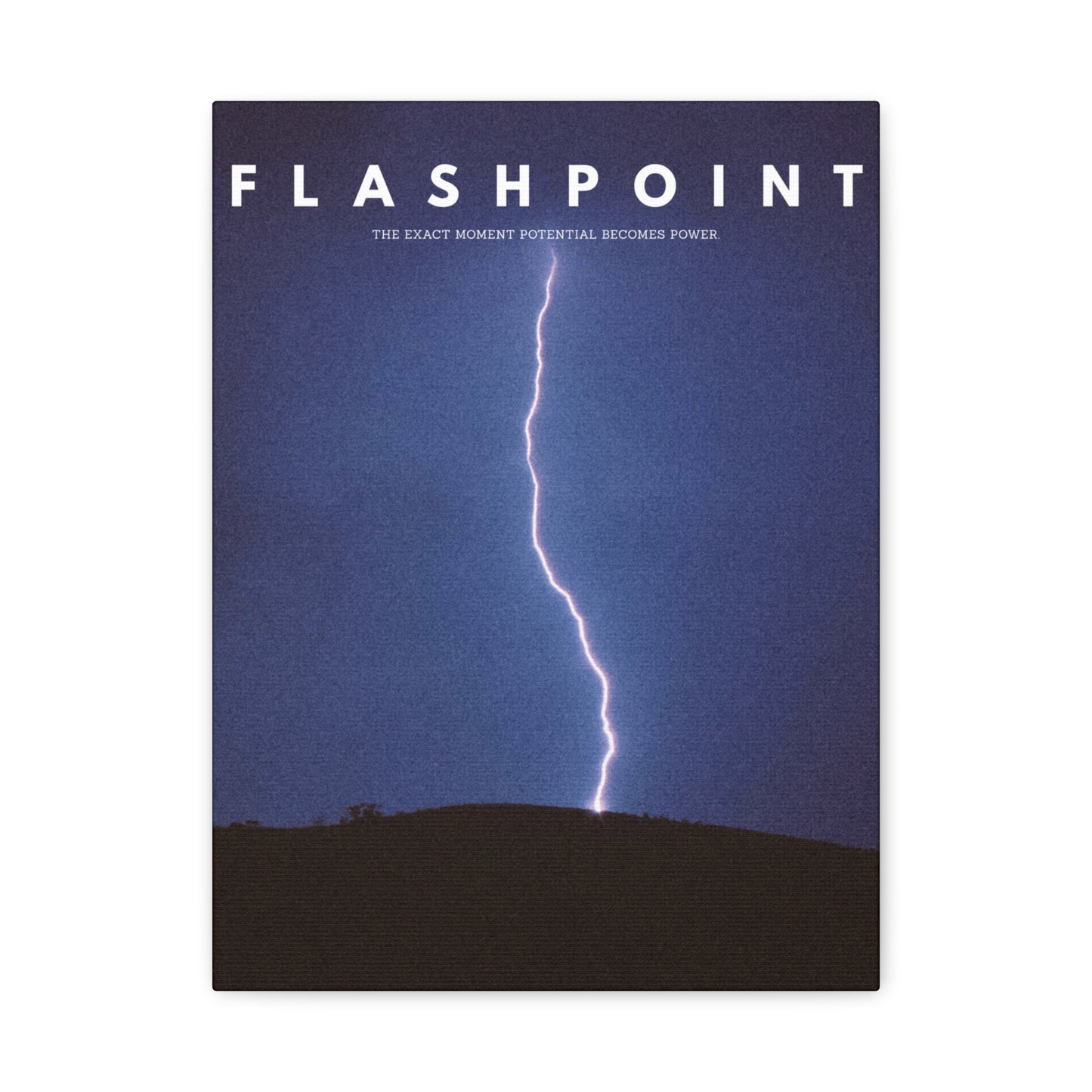 “Flashpoint” – Lightning Canvas Wall Art | Rise Collection