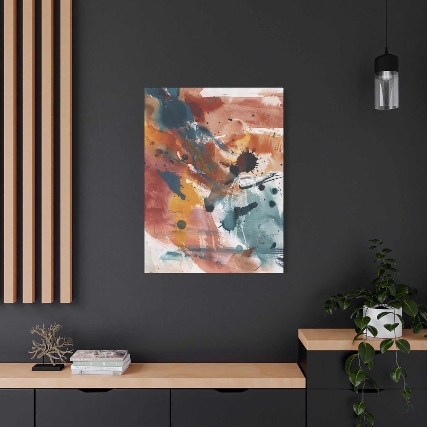 "Copper Dreams" - Premium Canvas Wall Art | Modern Abstract Gallery Print