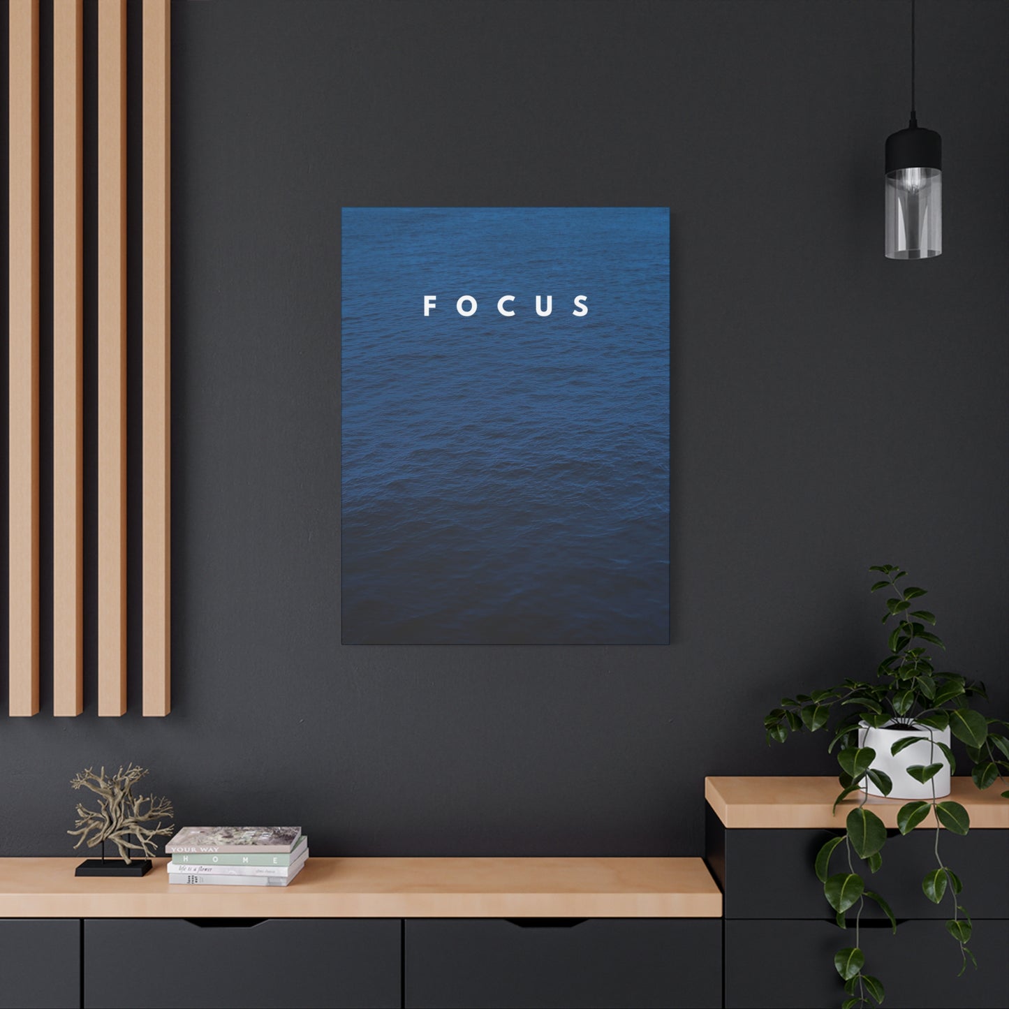 "Focus" - Premium Canvas Wall Art | Rise Collection Gallery Print