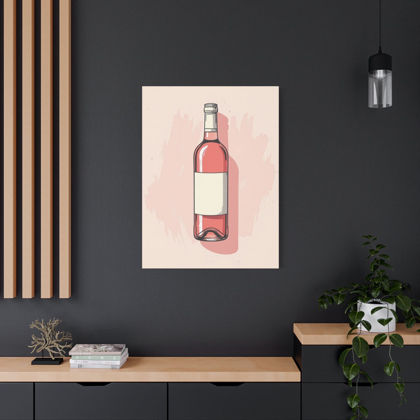 "Blush Hour" - Premium Canvas Wall Art | Essence Collection
