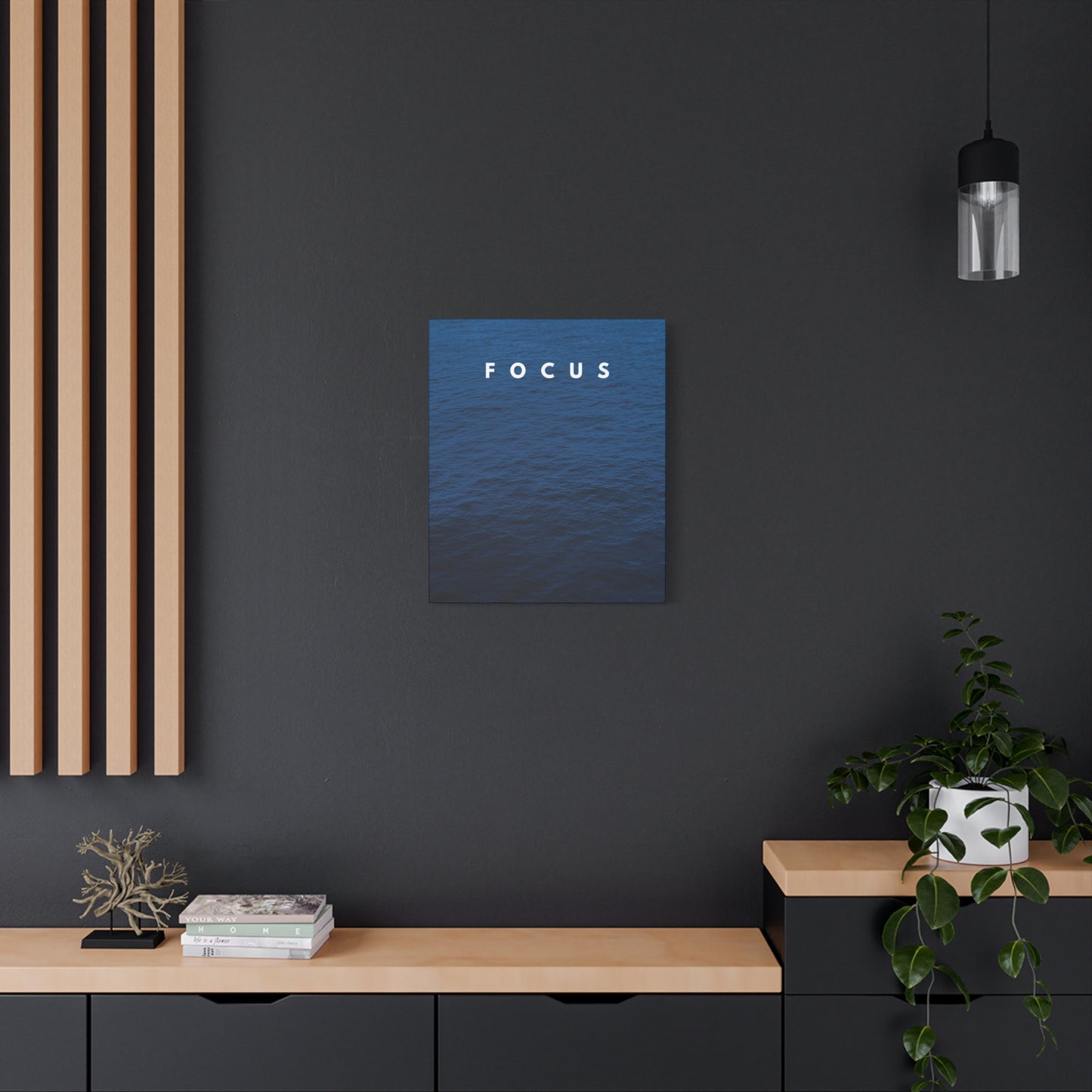 "Focus" - Premium Canvas Wall Art | Rise Collection Gallery Print