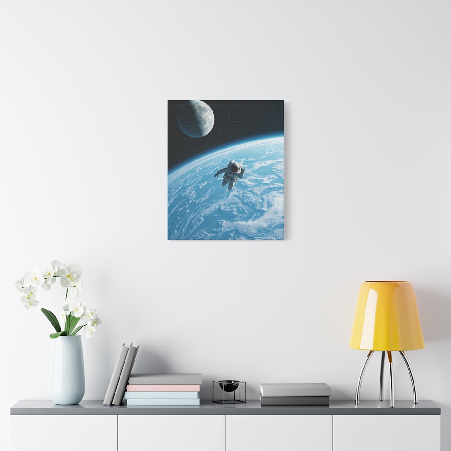 "Beyond Earth" - Premium Canvas Wall Art | Space Collection Gallery Print