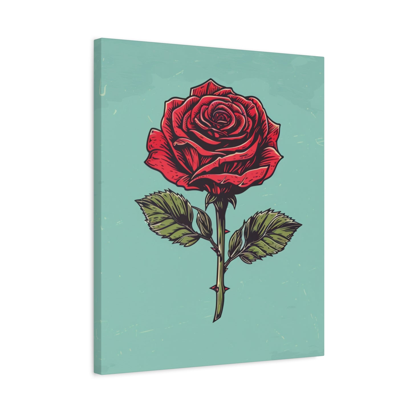 "Vintage Rose" - Premium Canvas Wall Art | Essence Collection