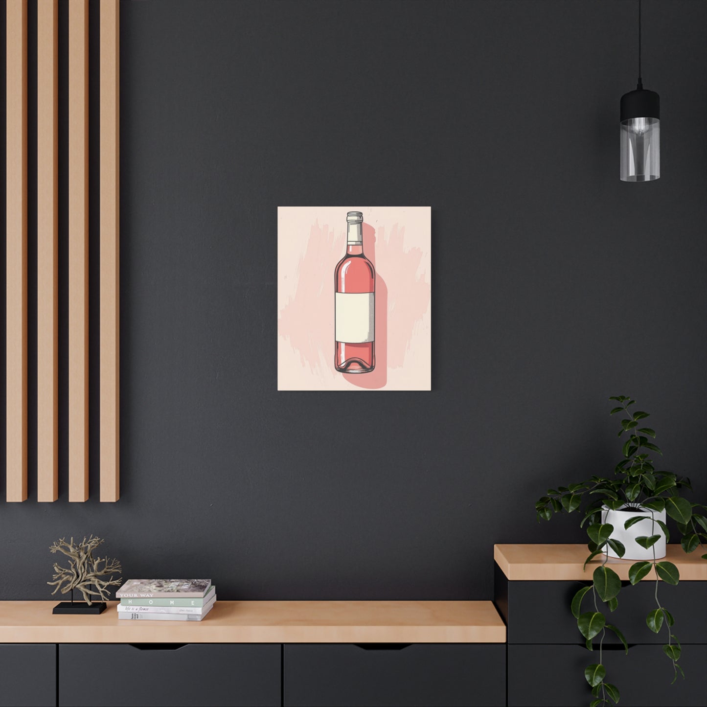 "Blush Hour" - Premium Canvas Wall Art | Essence Collection