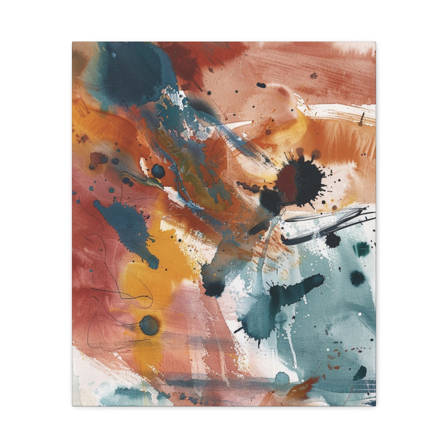 "Copper Dreams" - Premium Canvas Wall Art | Modern Abstract Gallery Print