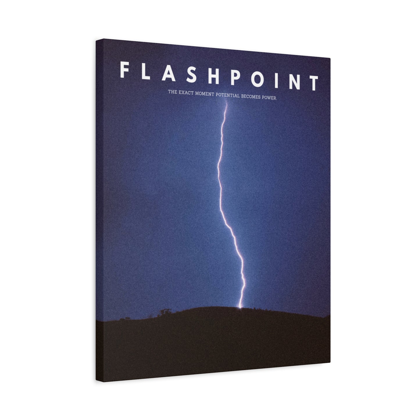 “Flashpoint” – Lightning Canvas Wall Art | Rise Collection