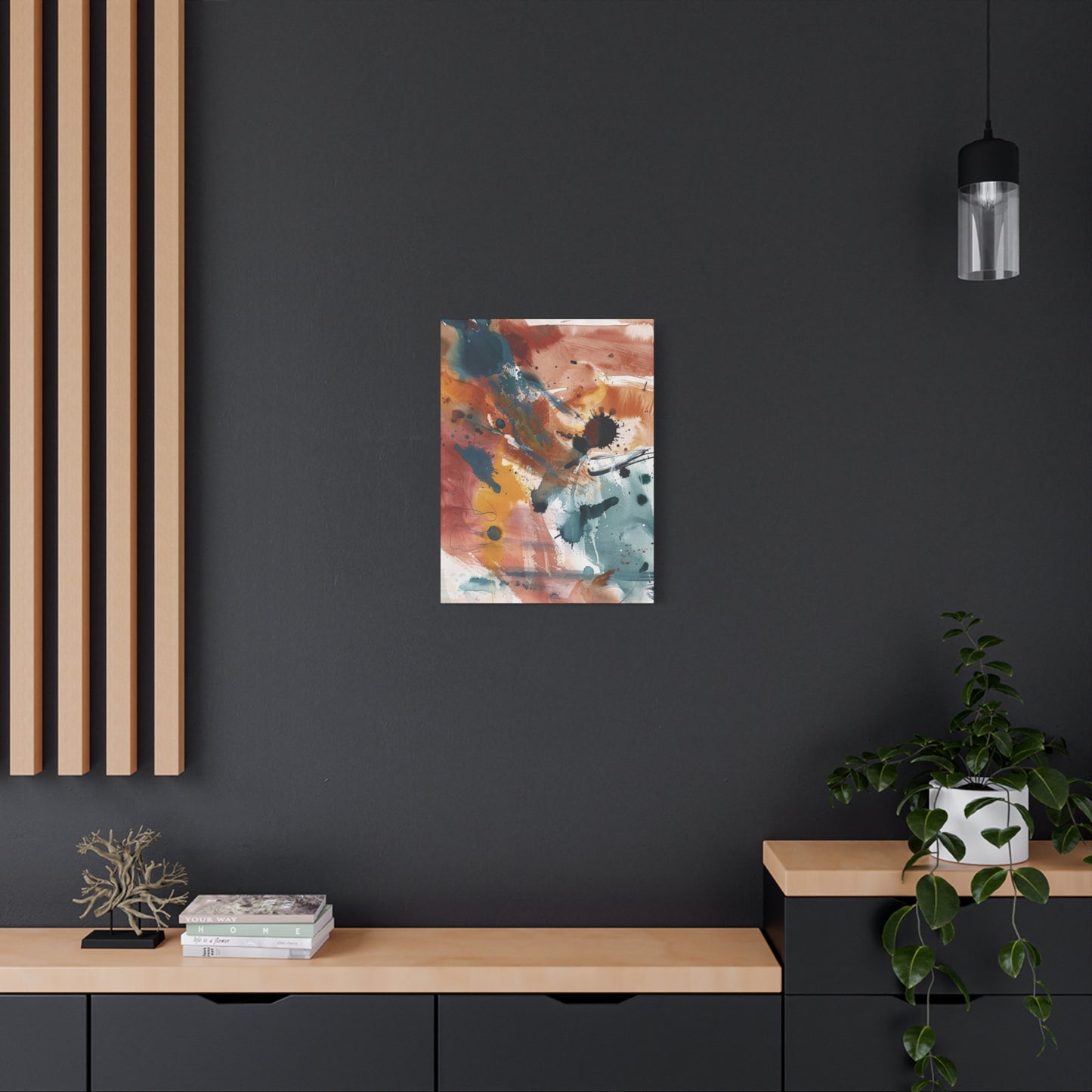 "Copper Dreams" - Premium Canvas Wall Art | Modern Abstract Gallery Print