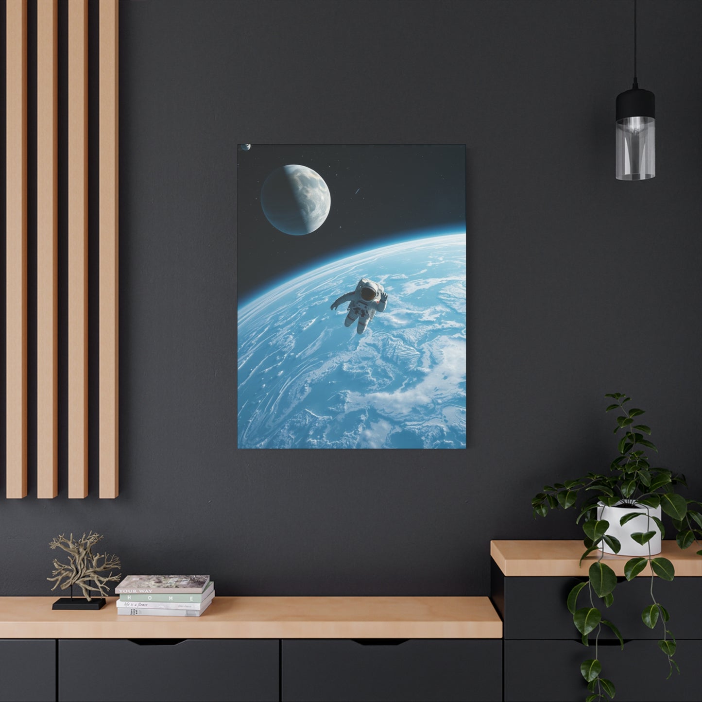 "Beyond Earth" - Premium Canvas Wall Art | Space Collection Gallery Print