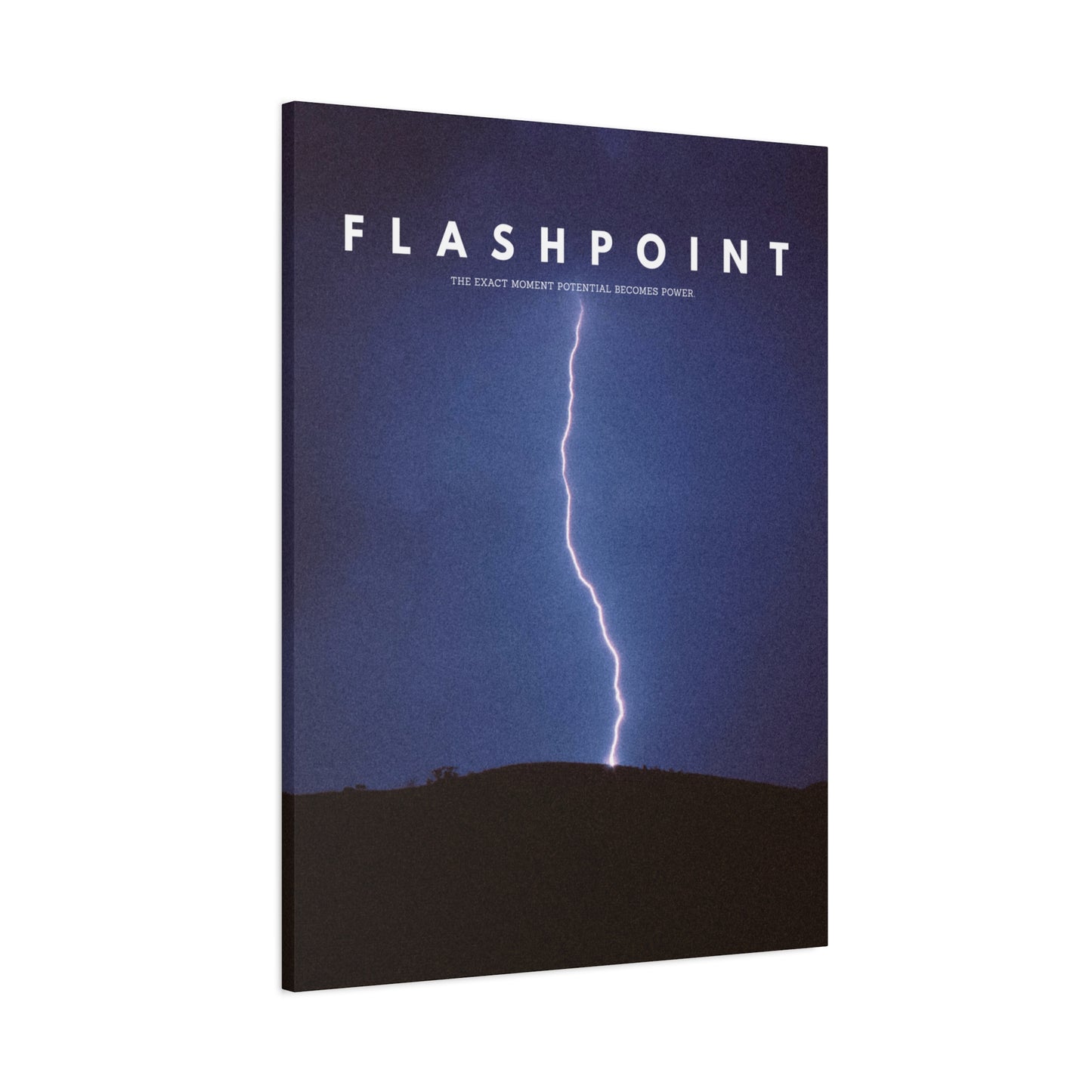 “Flashpoint” – Lightning Canvas Wall Art | Rise Collection