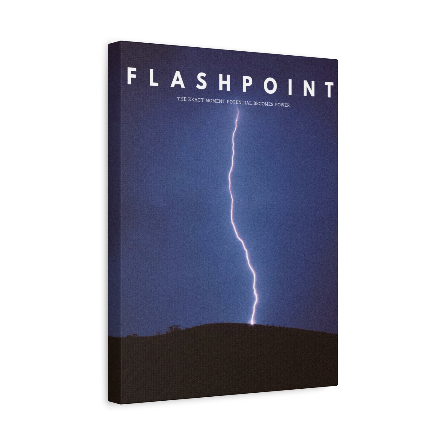 “Flashpoint” – Lightning Canvas Wall Art | Rise Collection