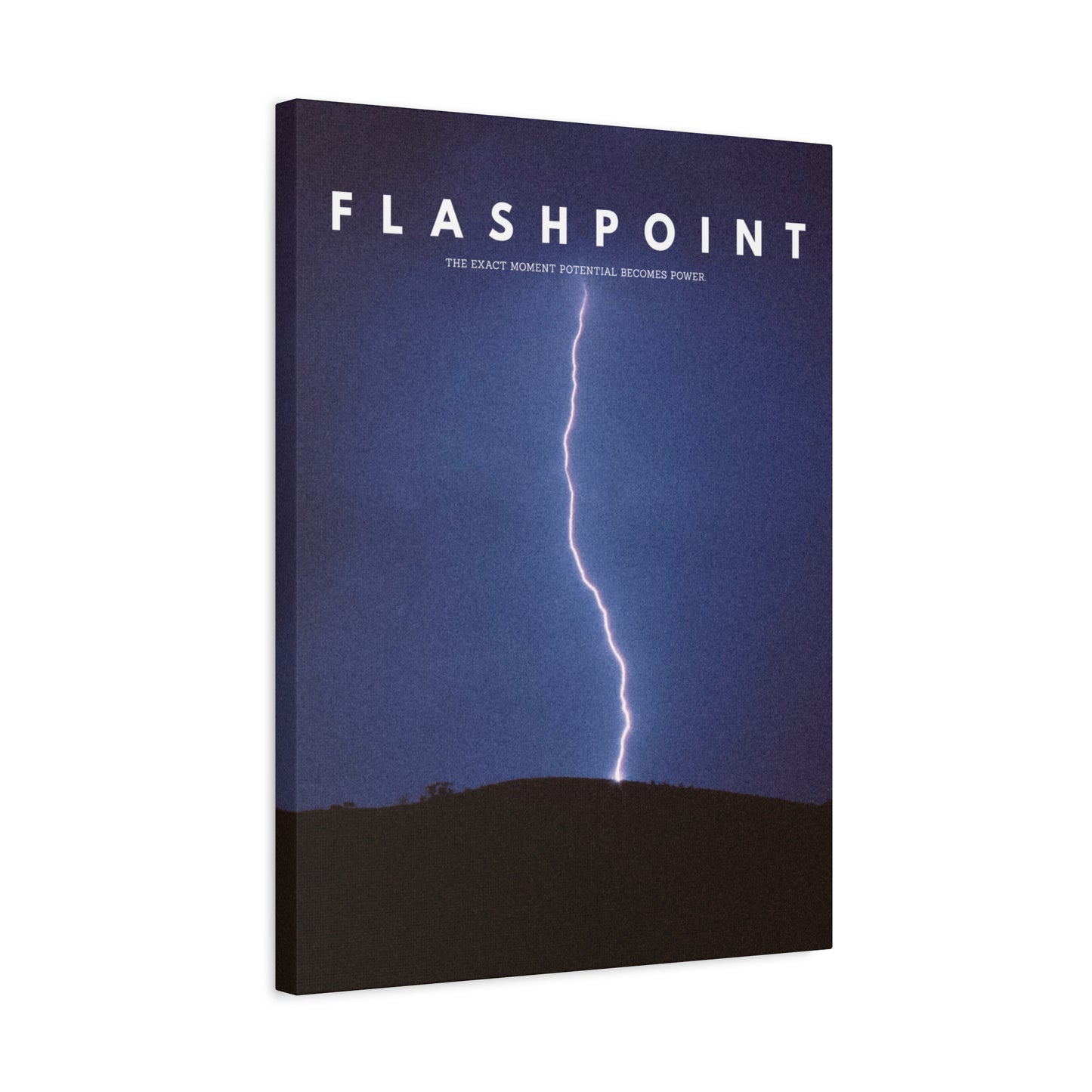 “Flashpoint” – Lightning Canvas Wall Art | Rise Collection